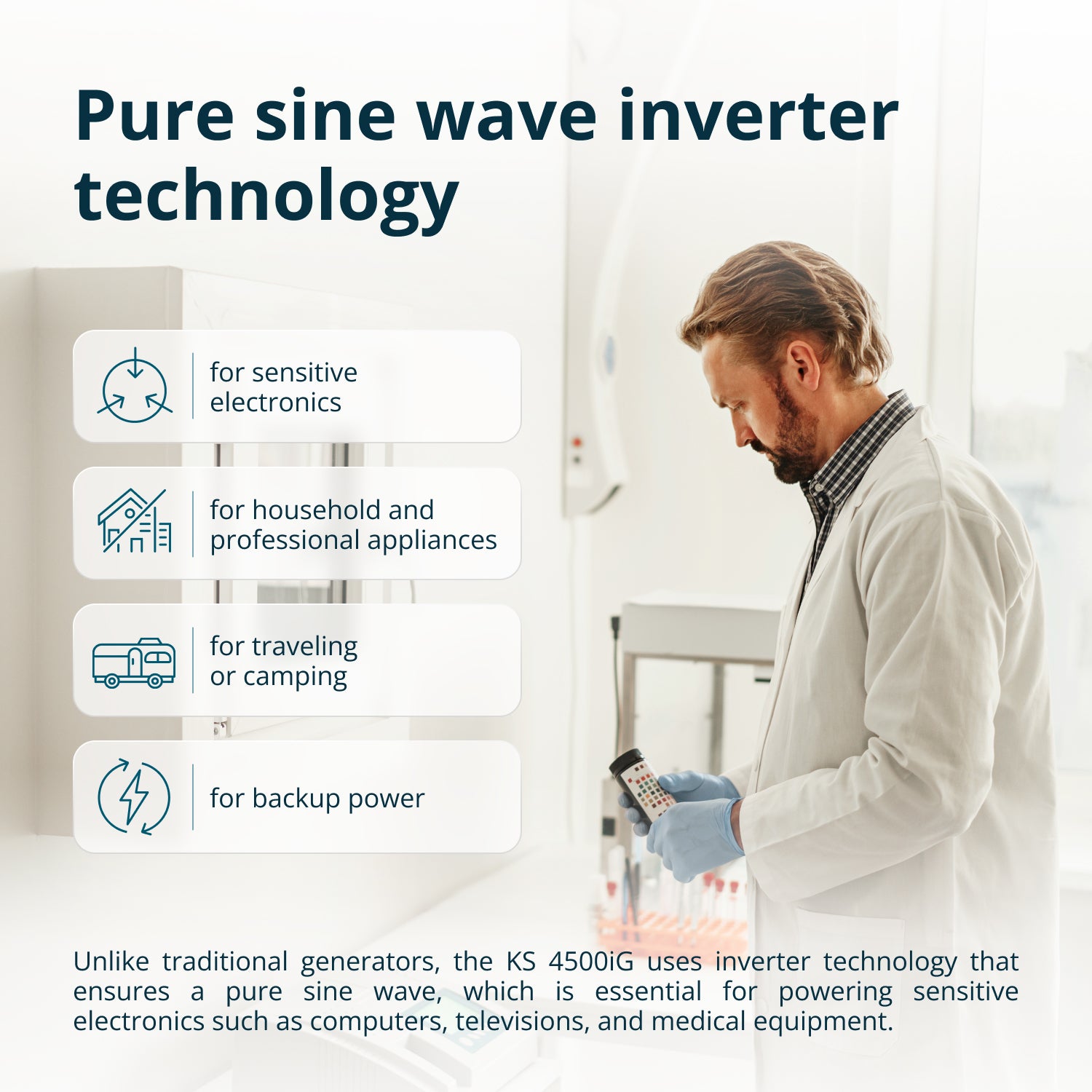 Dvoupalivový invertorový generátor KS 4500iG