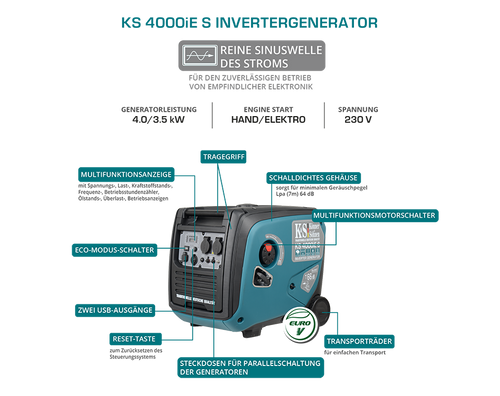 Generatore di inverter KS 4000iE S