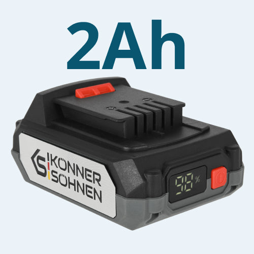 Kompaktowa pojemność 2 Ah