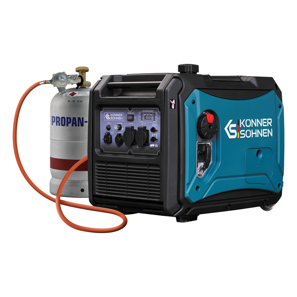 Groupe électrogène à essence-gaz de type inverter KS 4000iEG S