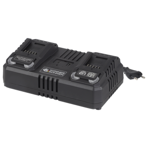 Cargador doble para baterías recargables 20V KS C45A-2