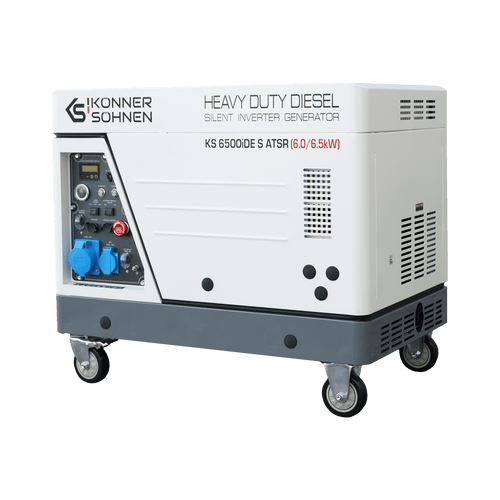 Diesel Inverter Generator i Lyddæmpet Kabinet KS 6500iDE S ATSR