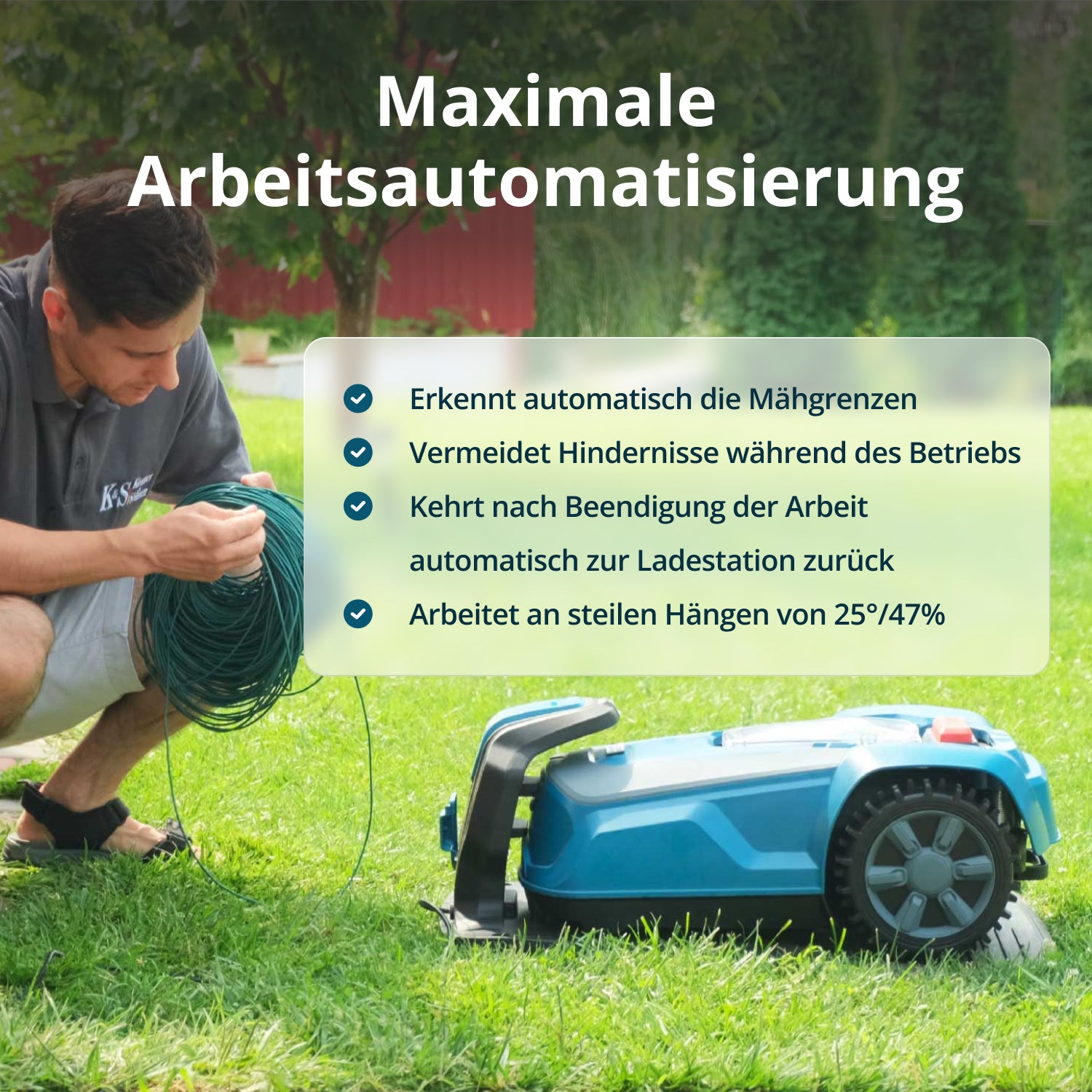 Roboter-Rasenmäher KS 22RLM (B-Ware Sehr gut)