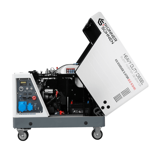 Diesel Inverter Generator i Lyddæmpet Kabinet KS 6500iDE S ATSR