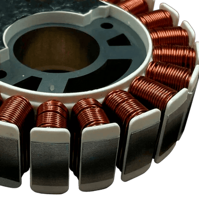 Borstelloze alternator met 100% koperen wikkeling