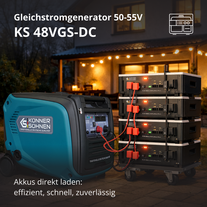 Gleichstromgenerator KS 48VGS-DC, Version 50–55V