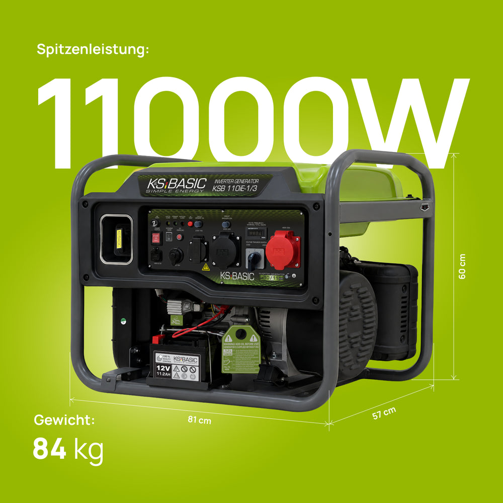 Inverter-Generator KSB 110iE-1/3