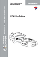 20V 2Ah 4Ah Lithium batteri