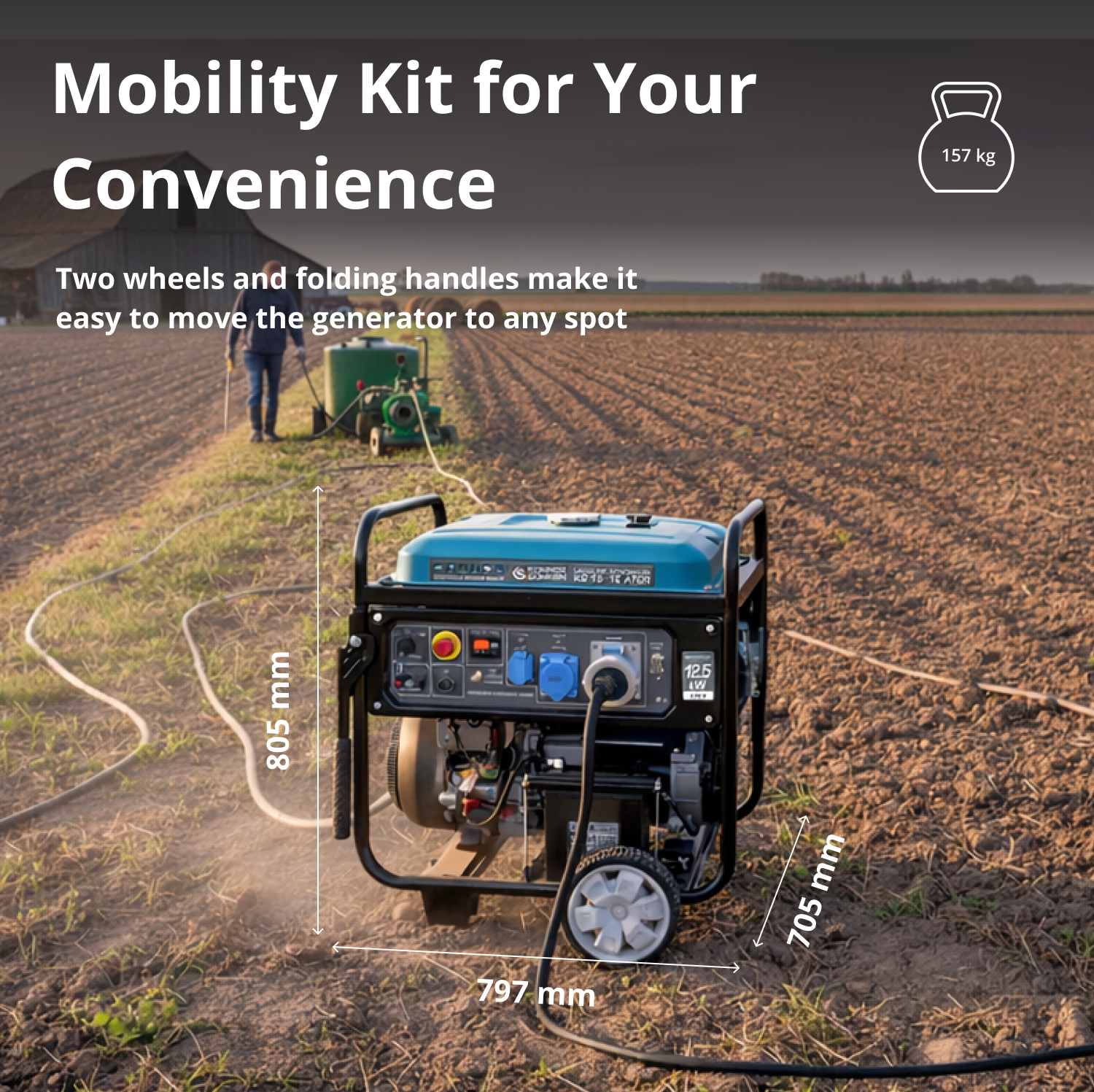 Gerador a gasolina "Könner & Söhnen" KS 15-1E ATSR