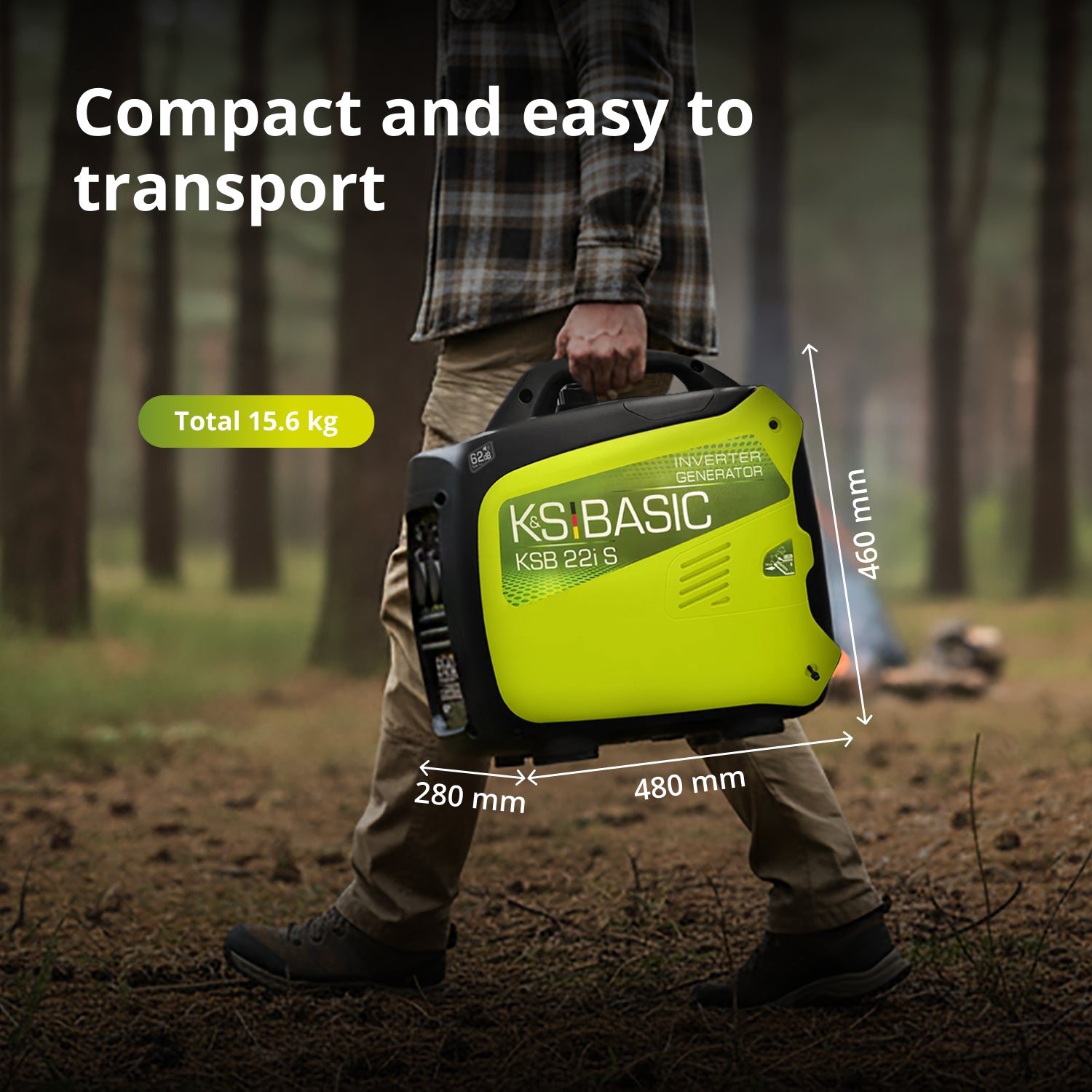 Invertorový generátor KSB 22i S