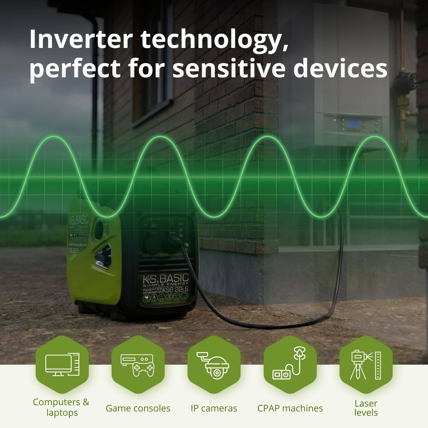 Invertorový generátor KSB 22i S