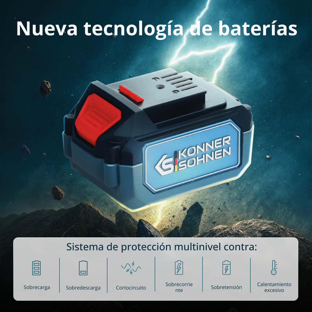 Tijera de podar a batería KS CPS20V-40 Case PLUS