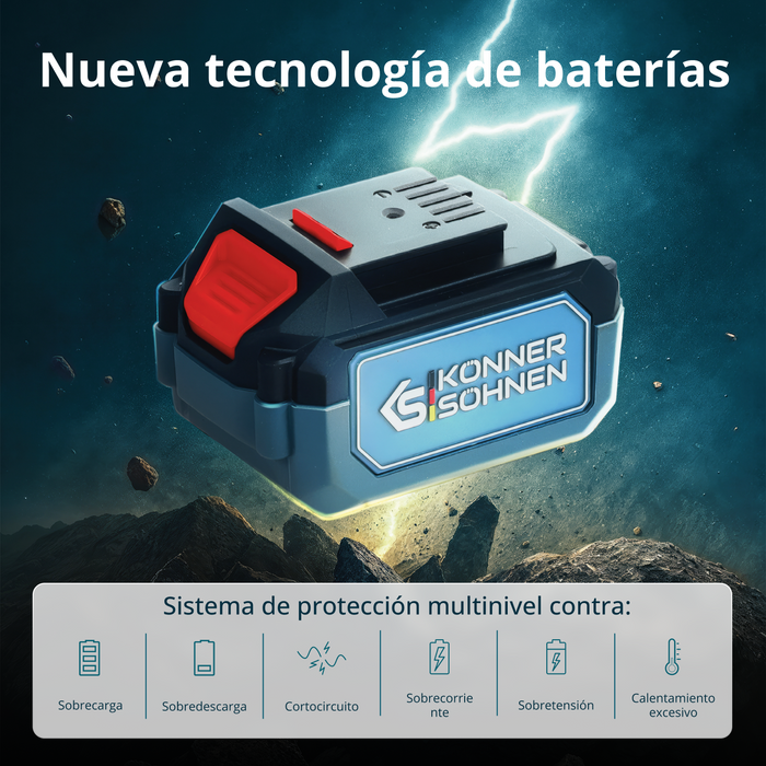 Tijera de podar a batería KS CPS20V-40 Case PLUS