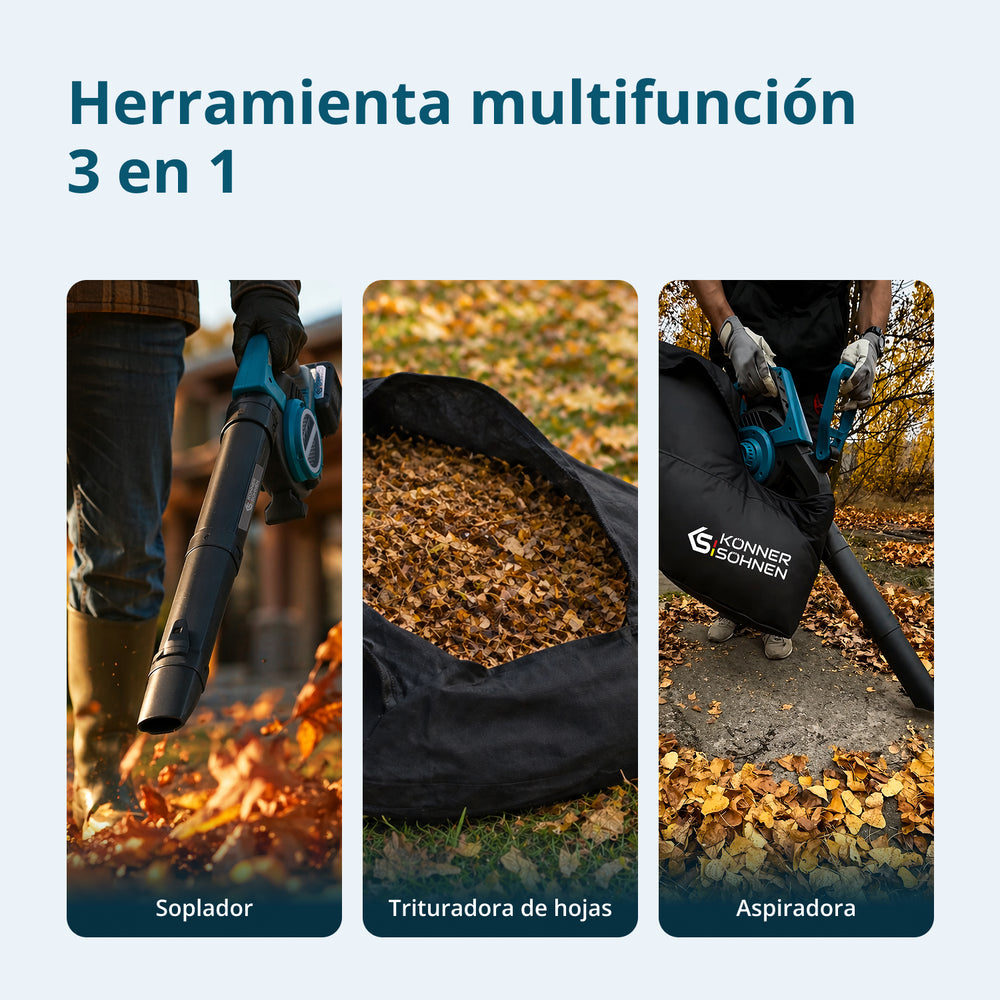 Aspirador - soplador de jardín a batería KS LBV-40V