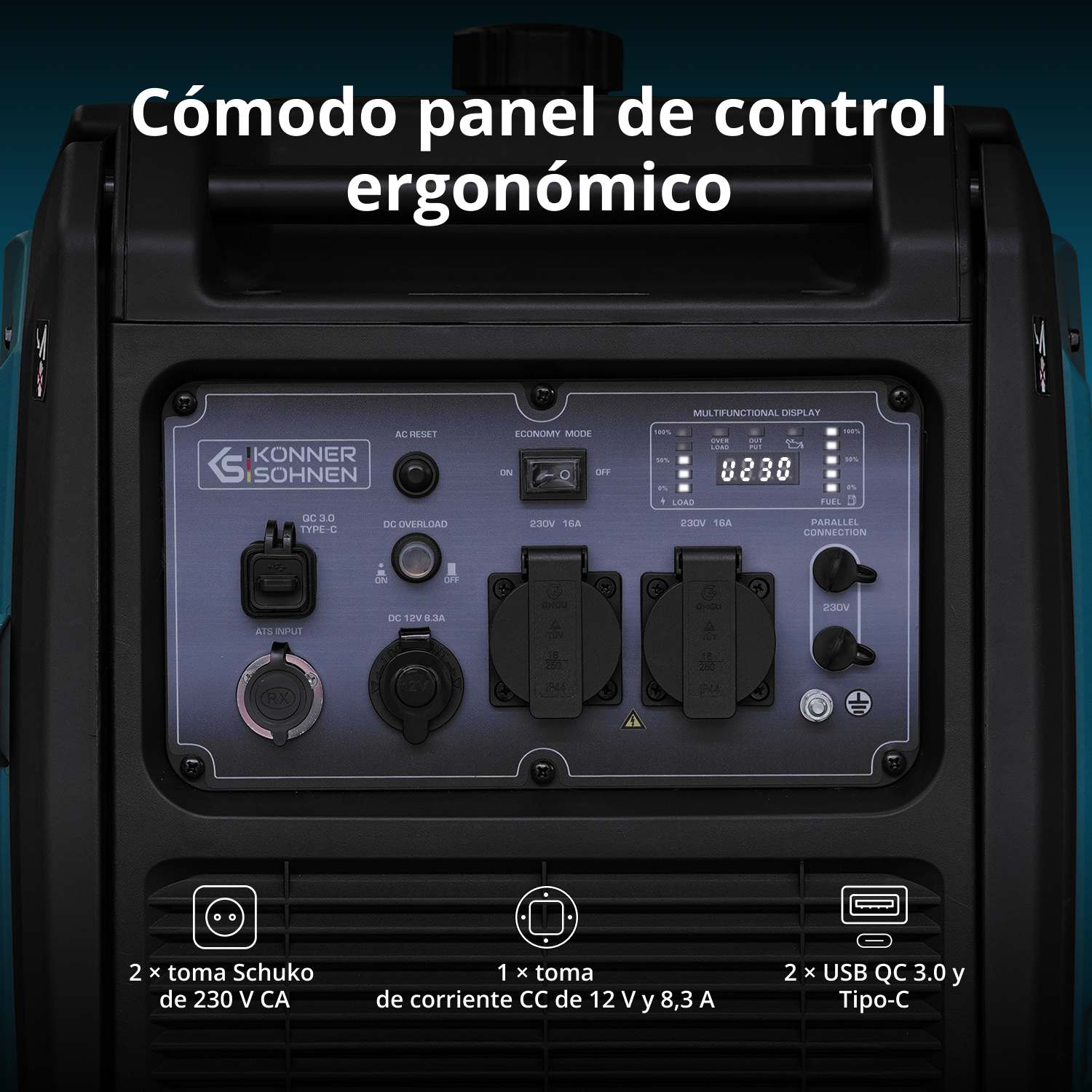 Generador inverter Könner & Söhnen KS 4000iE S