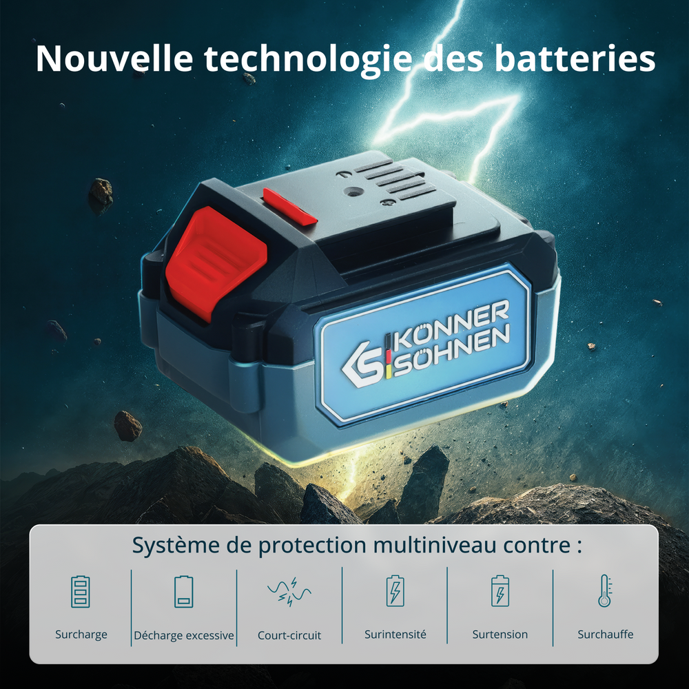 Sécateur à batterie KS CPS20V-32 Case PLUS