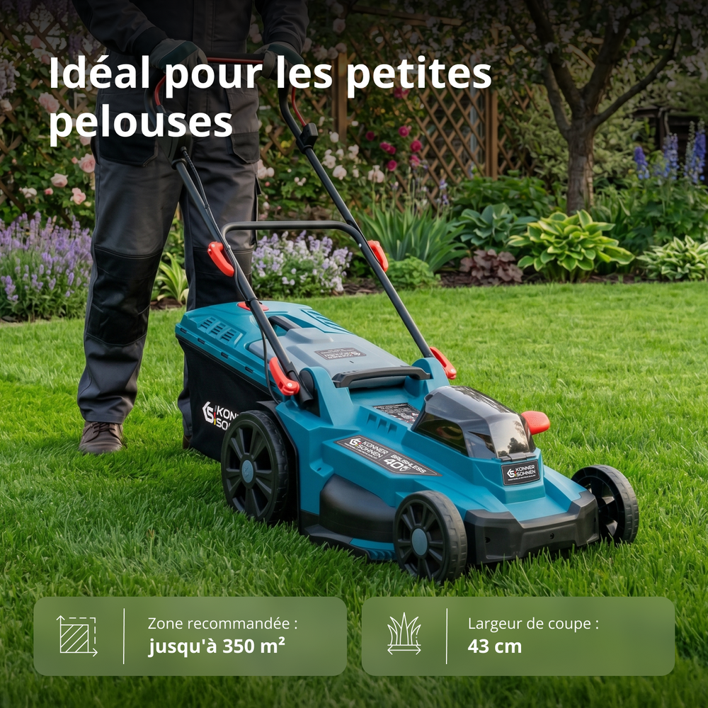 Kit promotionnel de soin du gazon KS 43LM-BCT40V-SET