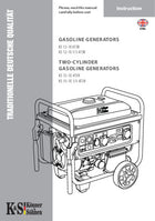 Benzingeneratorer K&S 2022 TO-CYLINDER BENZINGENERATORER