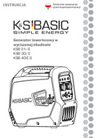 Generator inwentorowy w wyciszonej obudowie KSB 21i S, KSB 30i S, KSB 40iE S 