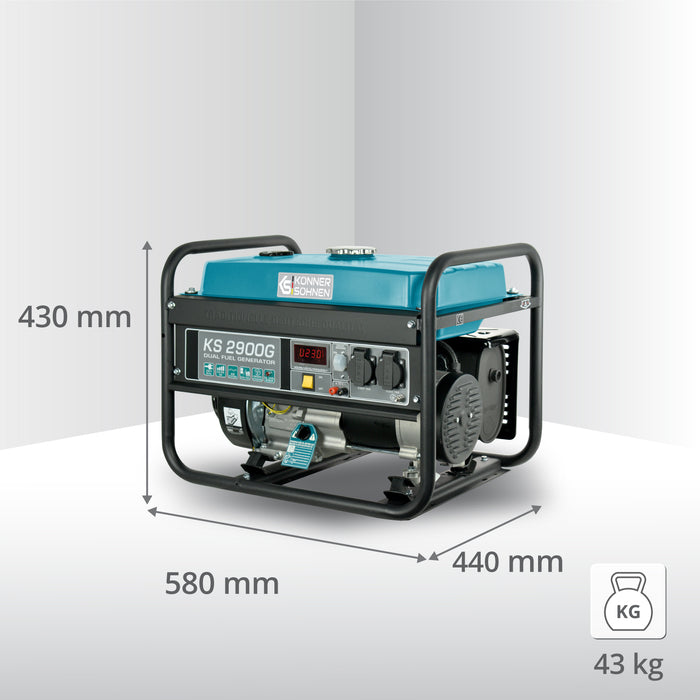 Generatore a GPL/Benzina Könner & Söhnen KS 2900G