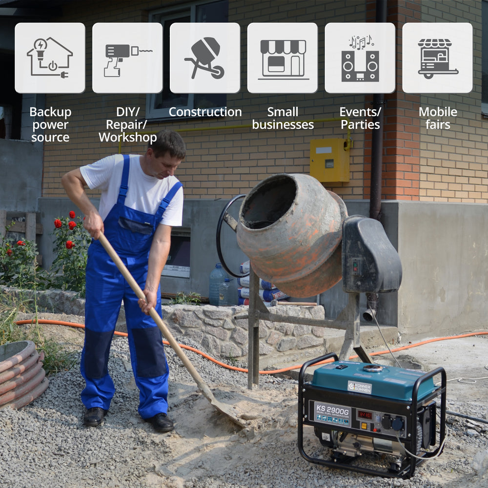 Generatore a GPL/Benzina Könner & Söhnen KS 2900G