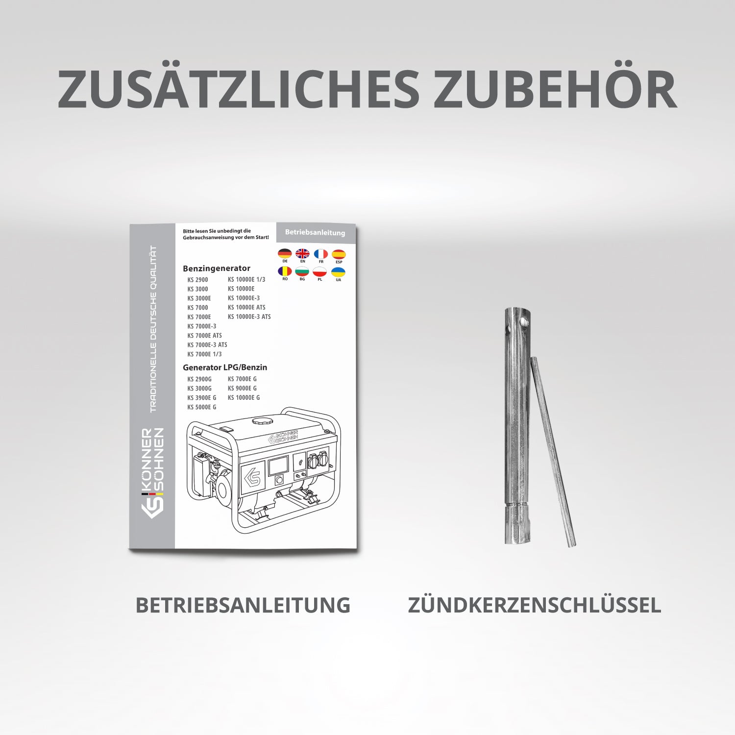 Benzin-Generator "Könner & Söhnen" KS 2900