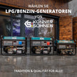 LPG/Benzin-Generator "Könner & Söhnen" KS 3000G thumbnail