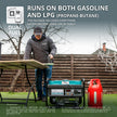 LPG/Gasoline Generator "Könner & Söhnen" KS 3000G thumbnail