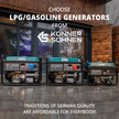 LPG/Gasoline Generator "Könner & Söhnen" KS 3000G thumbnail