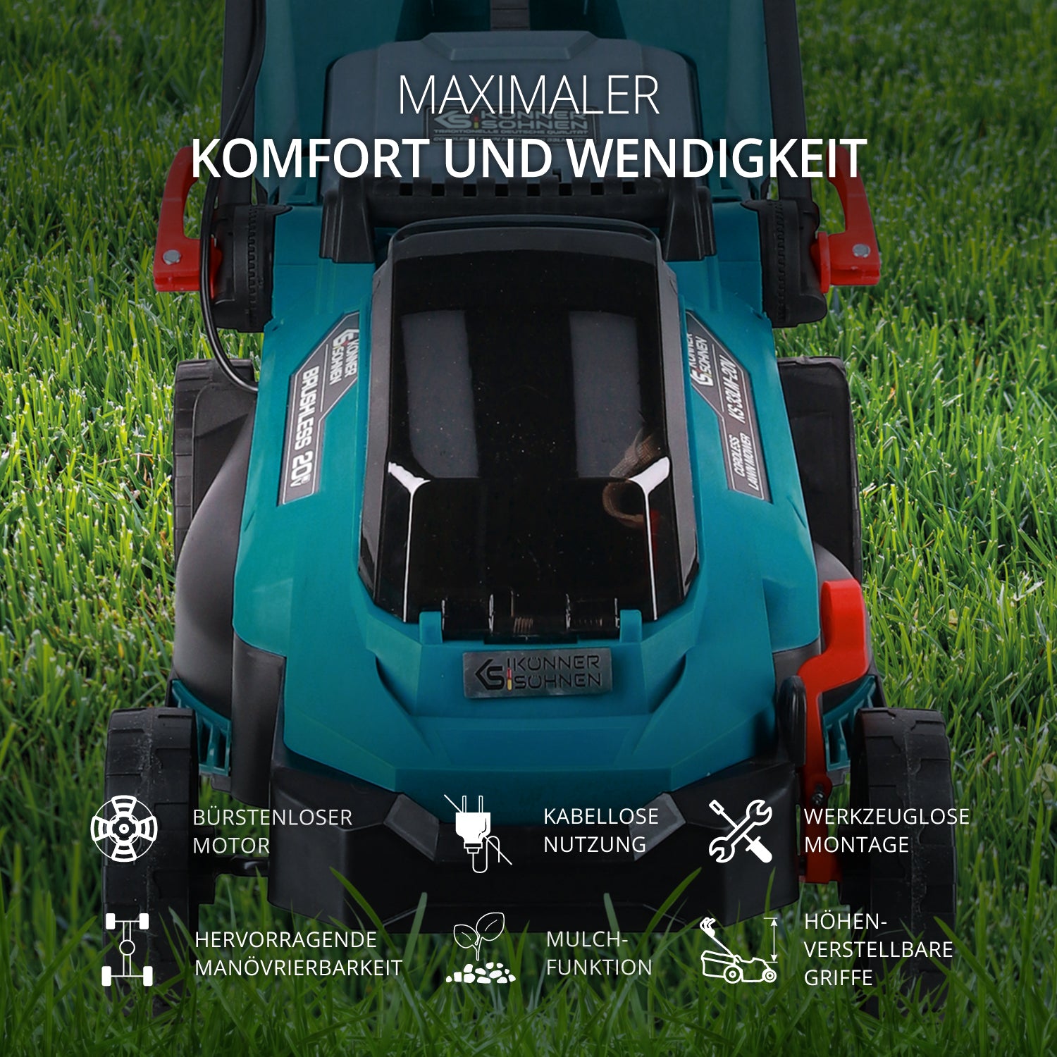 Akku-Rasenmäher KS 33LM-20V