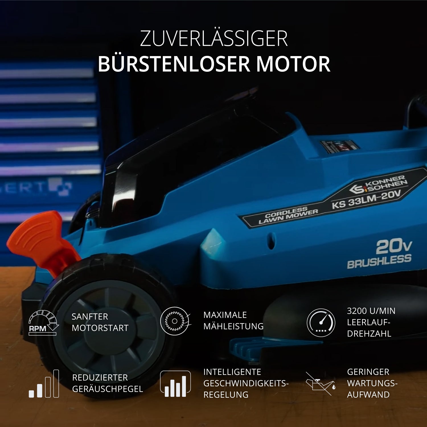 Akku-Rasenmäher KS 33LM-20V