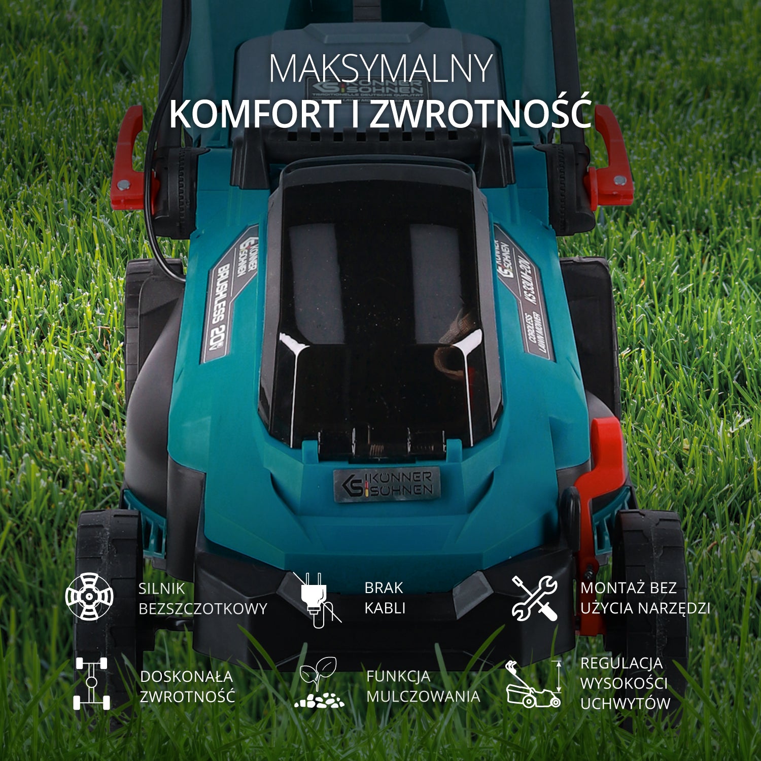 Bezprzewodowa kosiarka KS 33LM-20V