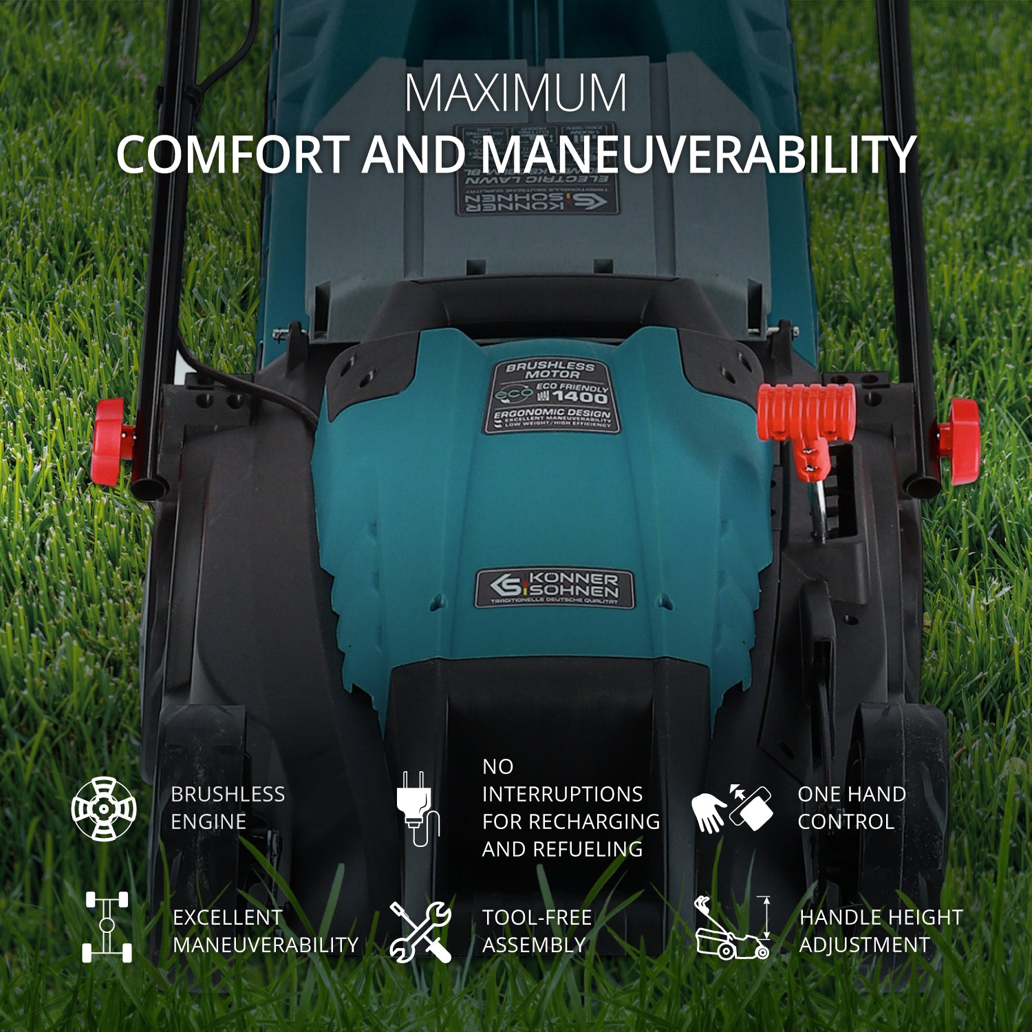 Electric lawn mower KS 38LM-BL