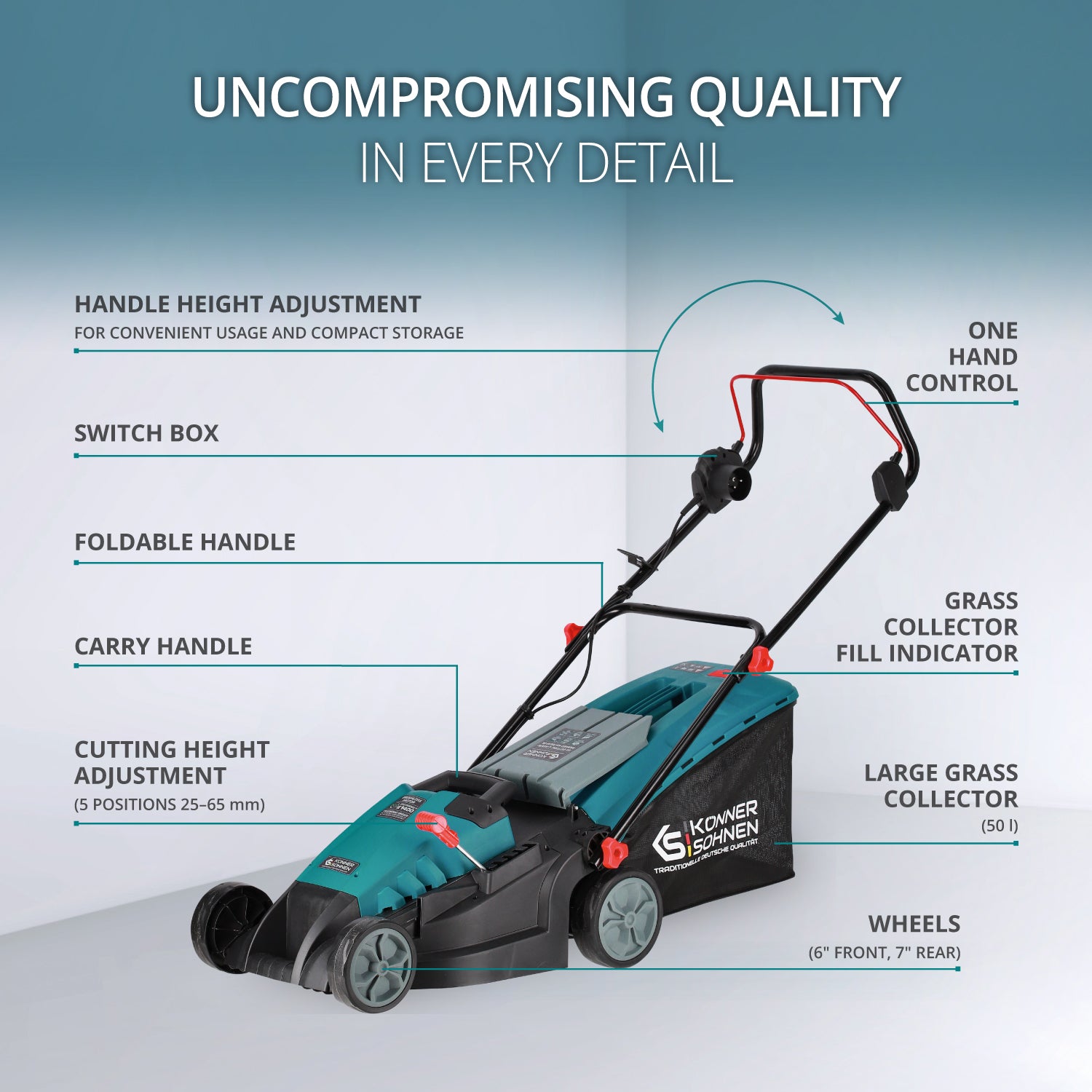 Electric lawn mower KS 38LM-BL