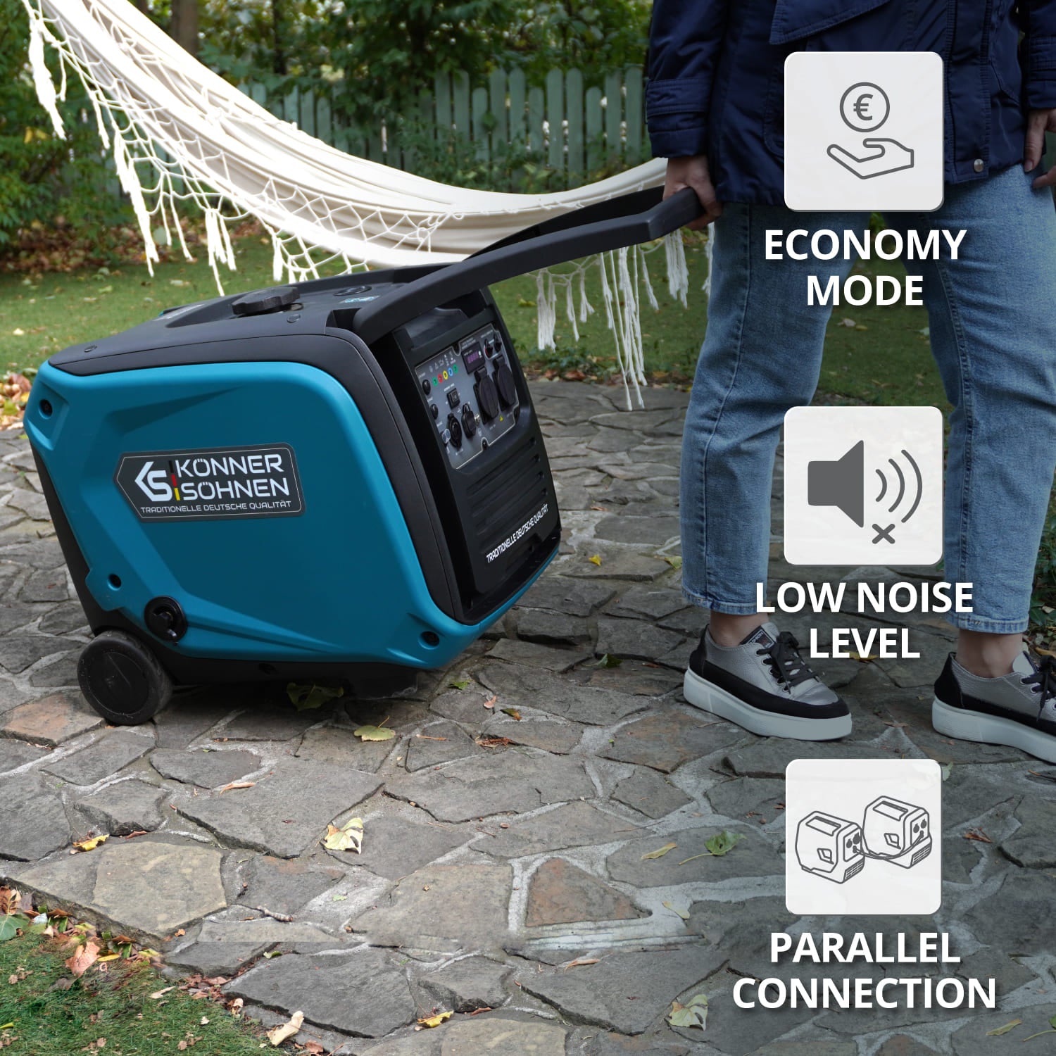 LPG/gasoline inverter generator KS 4000iEG S