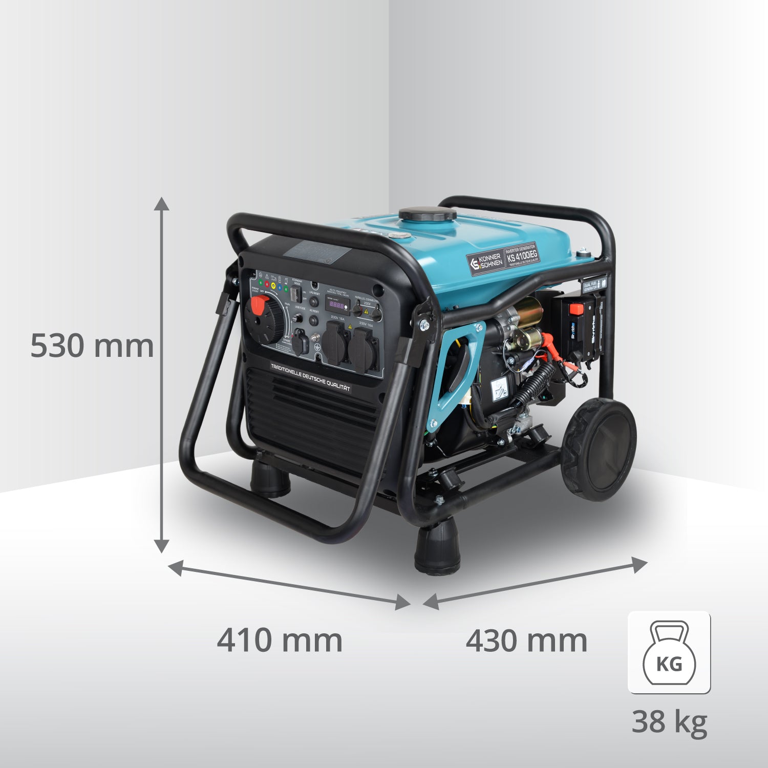 LPG/gasoline inverter generator KS 4100iEG