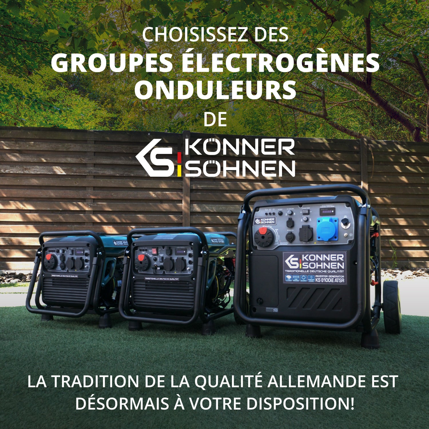 Groupe électrogène-onduleur KS 4100iE