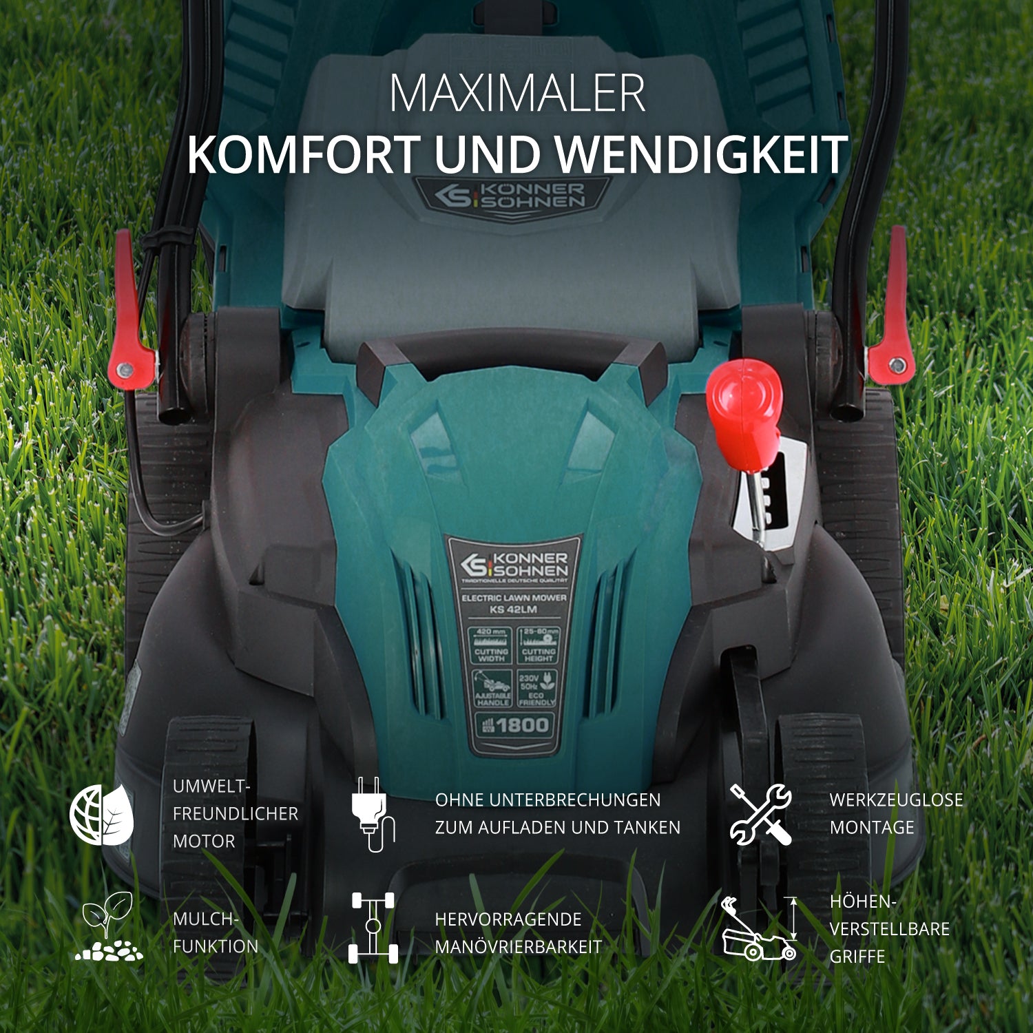 Elektrischer Rasenmäher KS 42LM