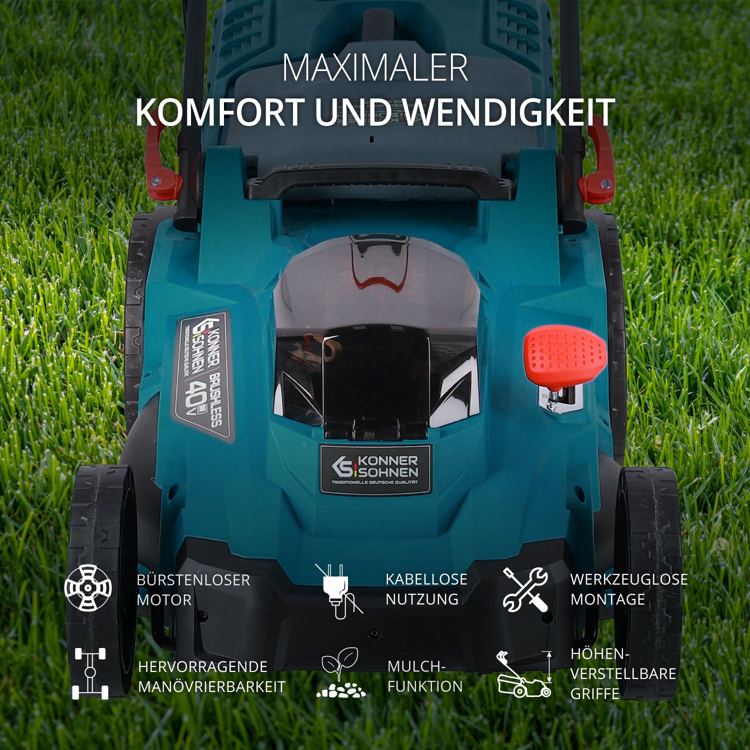 Akku-Rasenmäher KS 43LM-40V