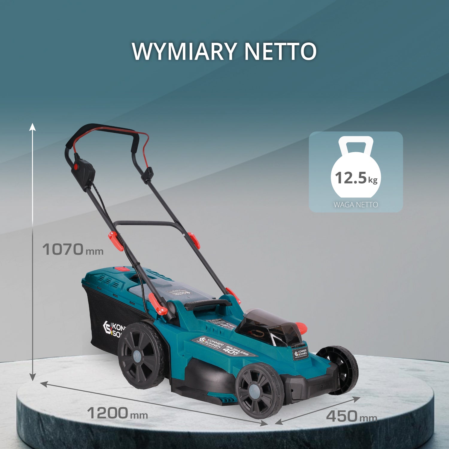 Bezprzewodowa kosiarka do trawy KS 43LM-40V