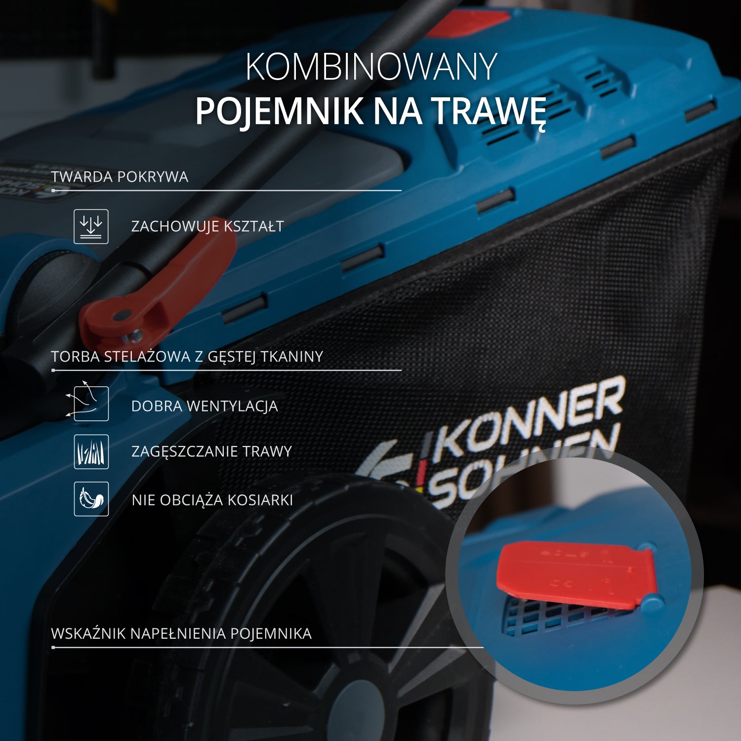 Bezprzewodowa kosiarka do trawy KS 43LM-40V