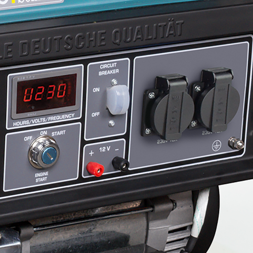 Convenient ergonomic control panel