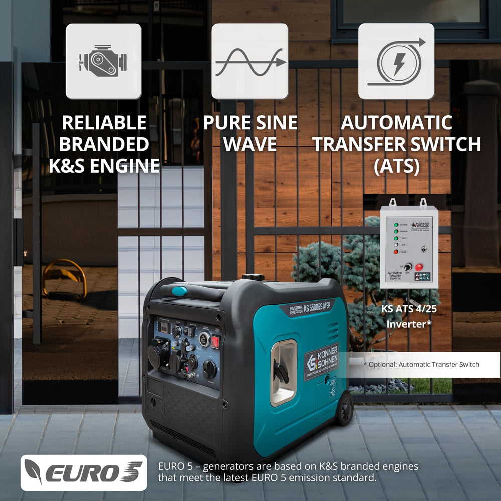 Инвертер генератор KS 5500iE S ATSR