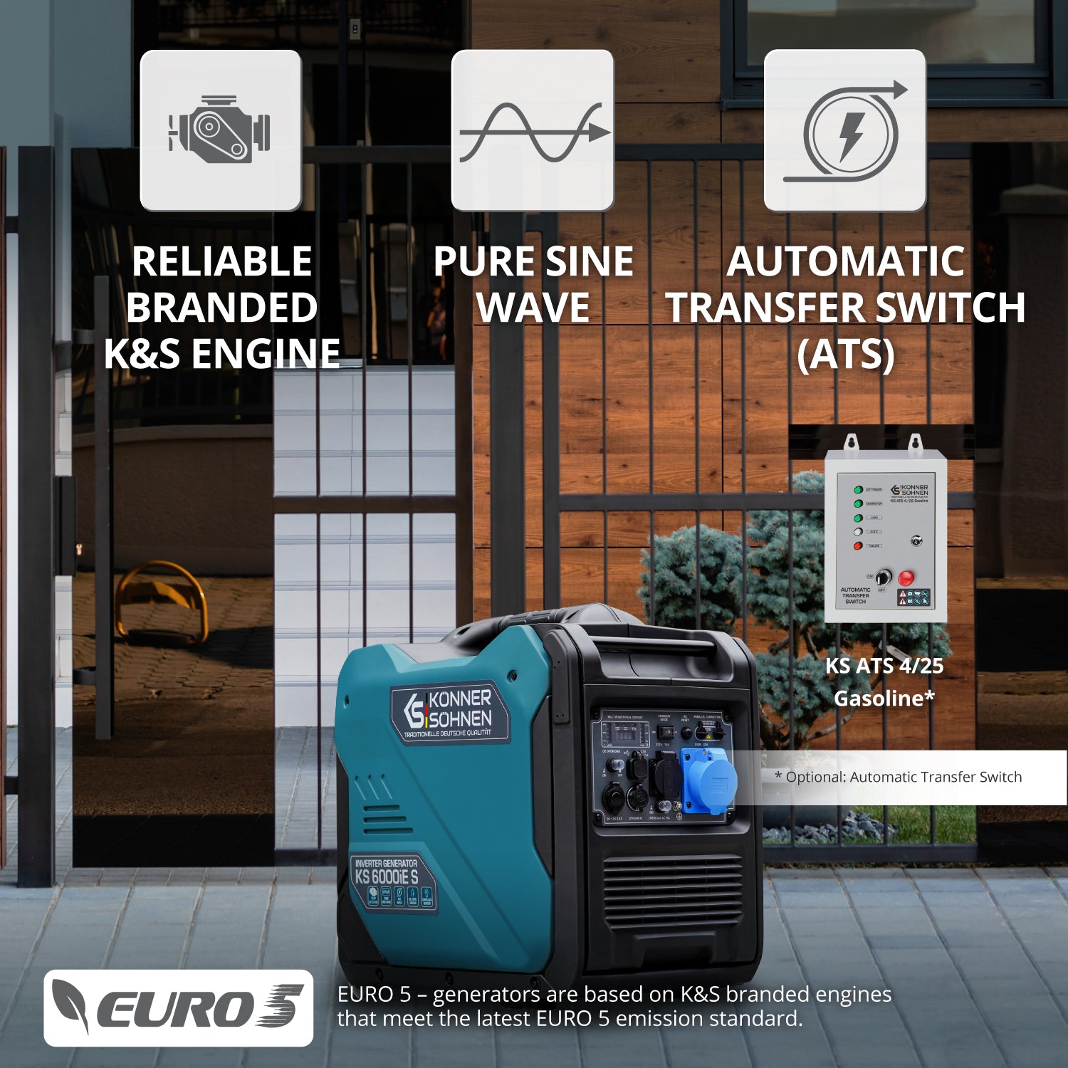 Inverter generator KS 6000iE S