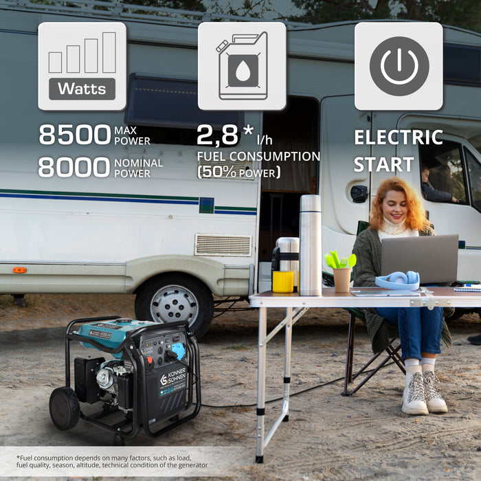 Инверторен генератор KS 8100iE ATSR