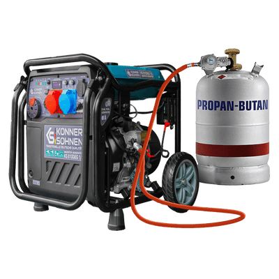 LPG/benzin inverteres generátor KS 8100iEG 1/3