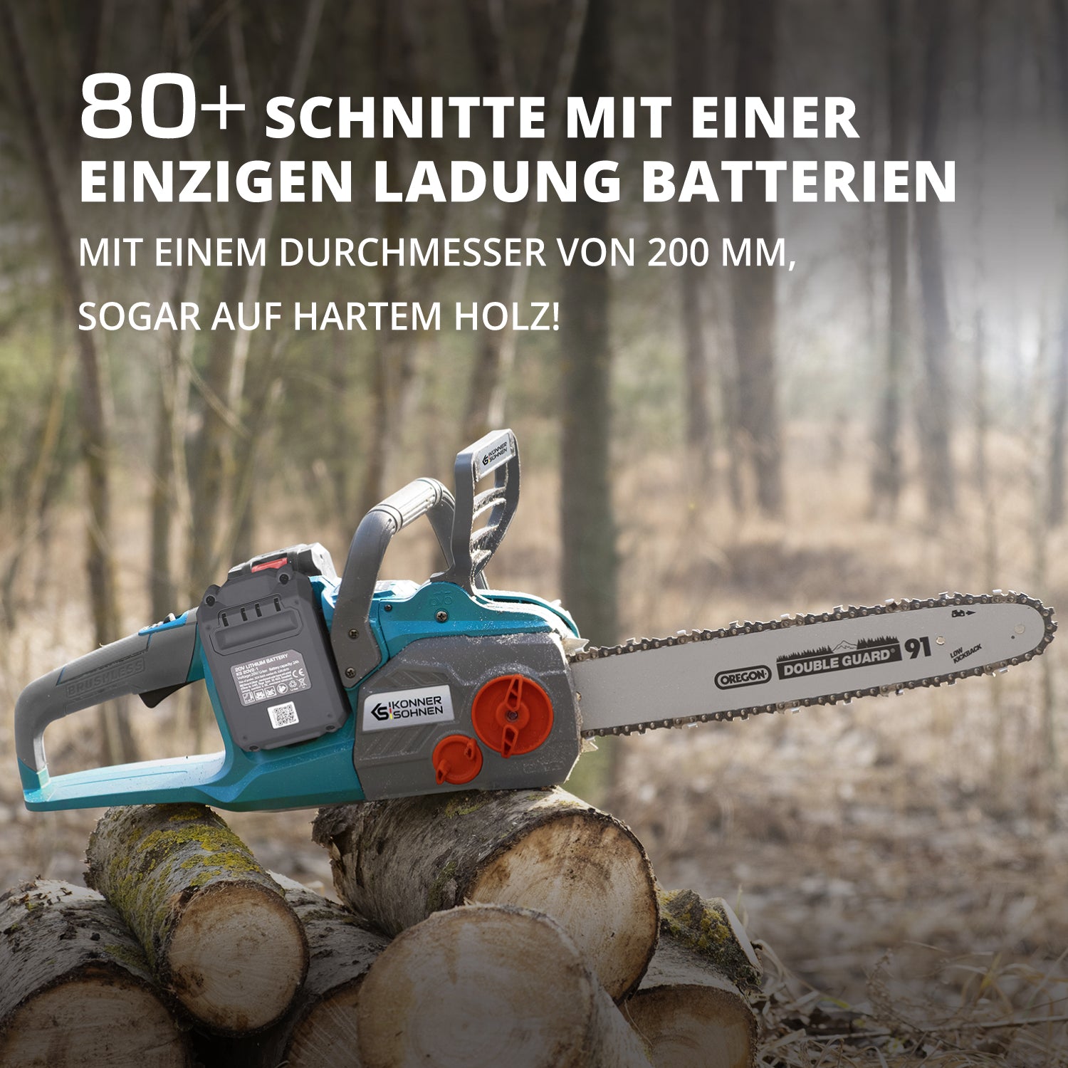 Akku-Kettensäge KS CS40V-14
