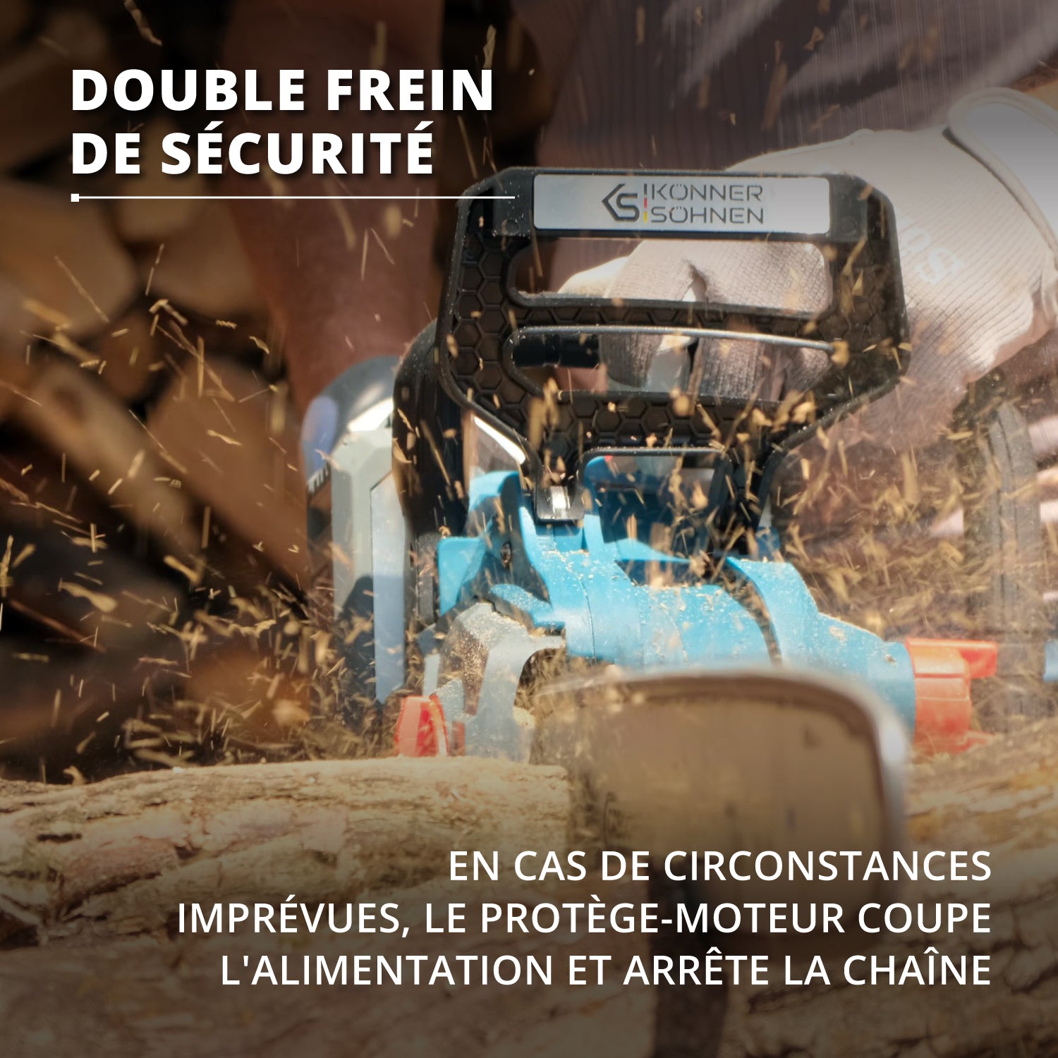 Scie à chaîne sur batterie KS CS40V-14