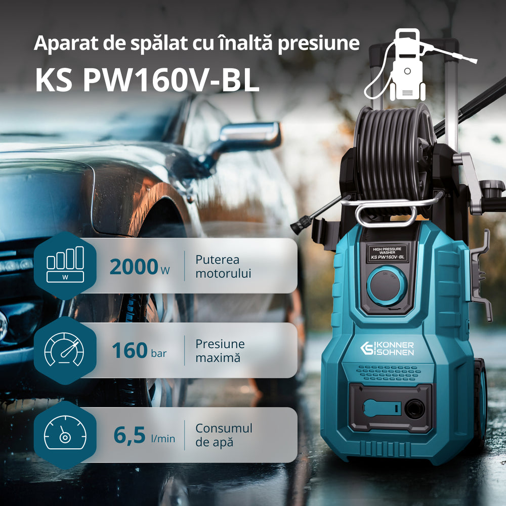 Vysokotlaká myčka KS PW160V-BL