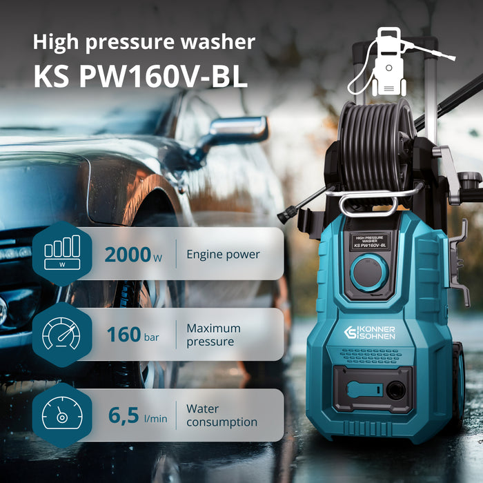 Високонапорна миячка KS PW160V-BL